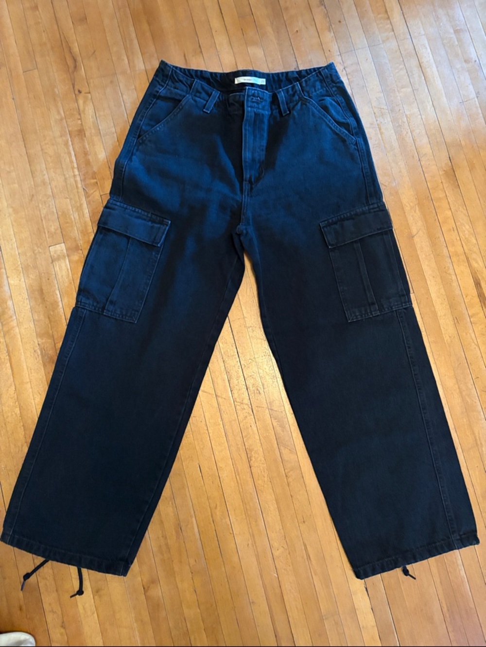 Women’s Black Cargo Pants - Classic Utility Style